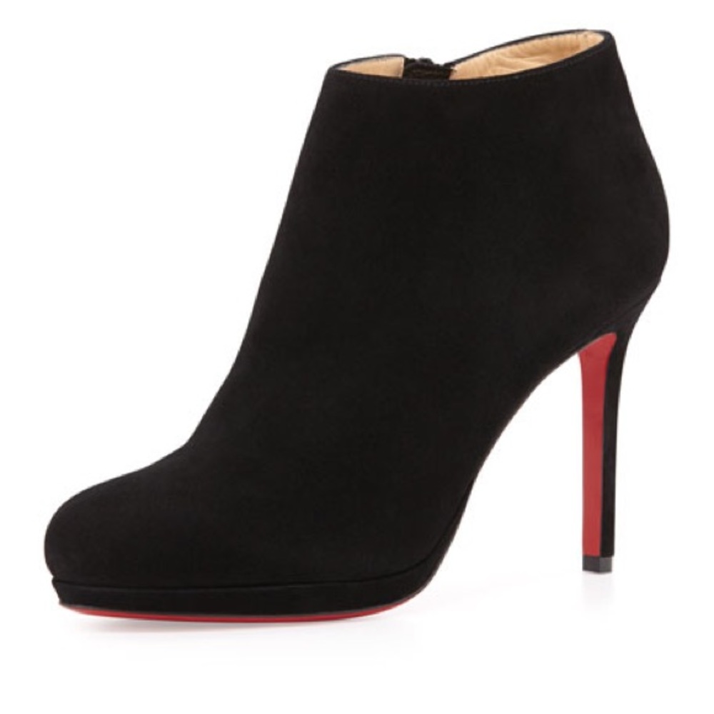 Christian Louboutin Bella Top Suede Booties